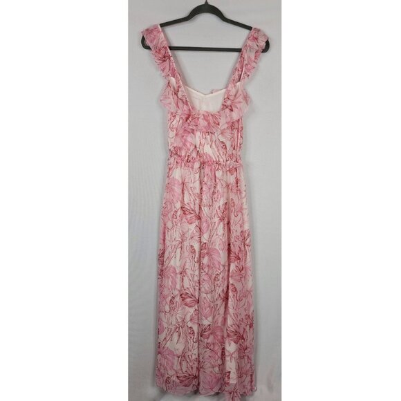 Gal Meets Glam Cheryl Ruffled Maxi Dress NWT - Picture 4 of 10
